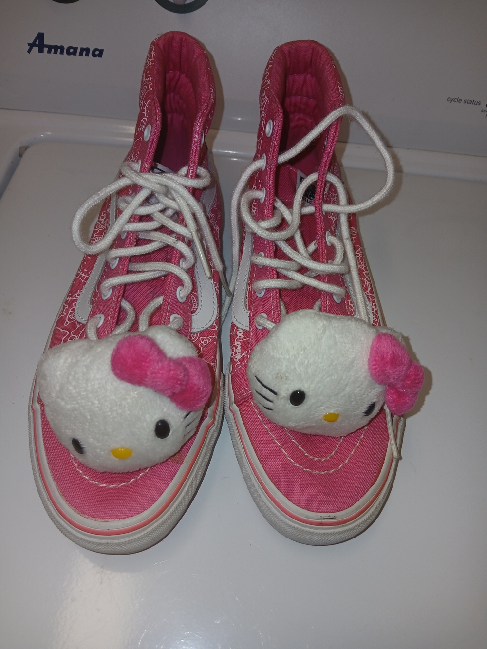 Vans Pink Hello Kitty High-Top Sneakers